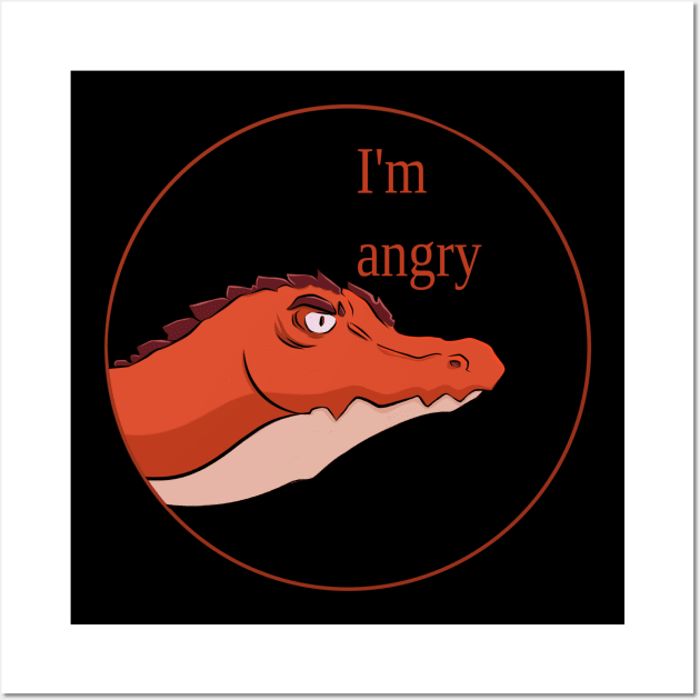 Angry Dragon Wall Art by Mistery